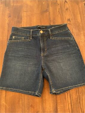 Mossimo Supply Co. Dark Blue Denim with Orange Stitching